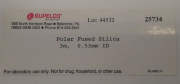 Polar Fused Silica Tubing  L × I.D. 3.0 m × 0.53 mm