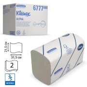 Полотенца бум.124шт,KIMBERLY-CLARK Kleenex,КОМ.30шт,Ultra,2сл,бел,31,5х21,5Interfold(601533-534)6777