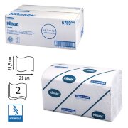 Полотенца бум.186шт,KIMBERLY-CLARK Kleenex,КОМП.15шт,Ultra,2сл,бел,21х21,5 Interfold(601533-534)6789