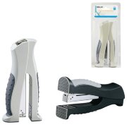 Степлер KW-trio "Elegant Full-strip",вертикальный,№24/6,26/6,до 20листов, ассорти(черн., серый),5733