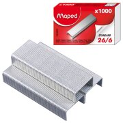 Скобы для степлера MAPED (Франция), №26/6, 1000шт, 324605