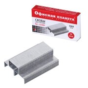 Скобы для степлера ОФИСНАЯ ПЛАНЕТА №24/6 1000шт., 222005
