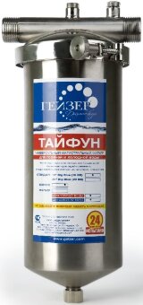 Водоочиститель Гейзер Тайфун 10ВВ серебристый