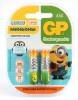 Аккумулятор GP 100AAAHC Minions AAA NiMH 1000mAh (2шт)