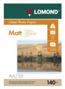 Бумага Lomond 0102073 A4/140г/м2/25л./белый матовое для струйной печати